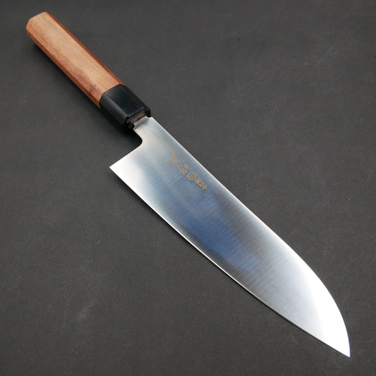 Molybdenum Steel Santoku Walnut Octagonal Handle