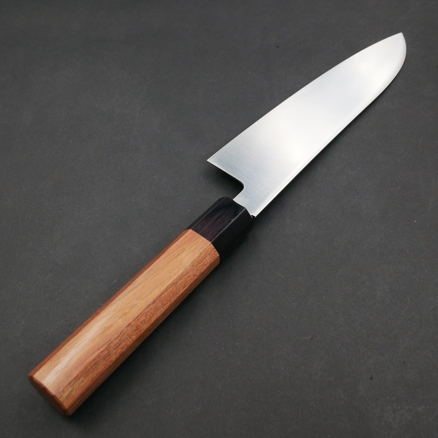 Molybdenum Steel Santoku Walnut Octagonal Handle