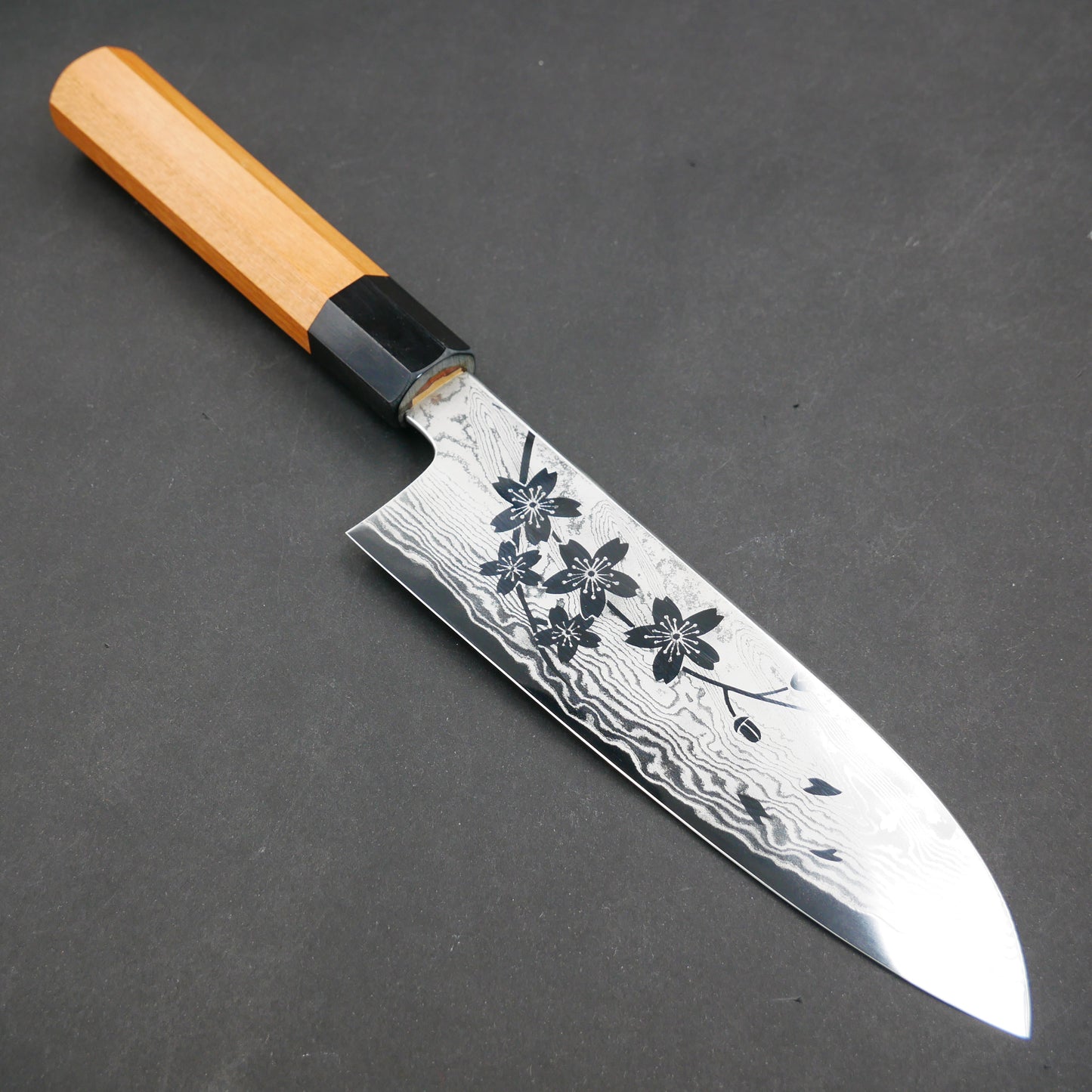 Sakura VG10 Santoku Cherry Wood Octagonal Handle