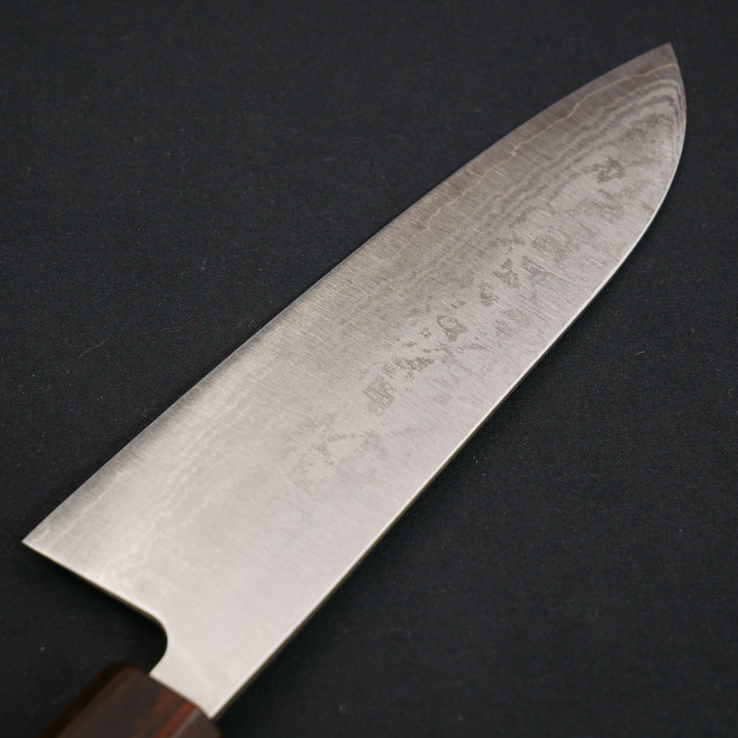 VG10 Damascus Santoku Walnut Octagonal Handle