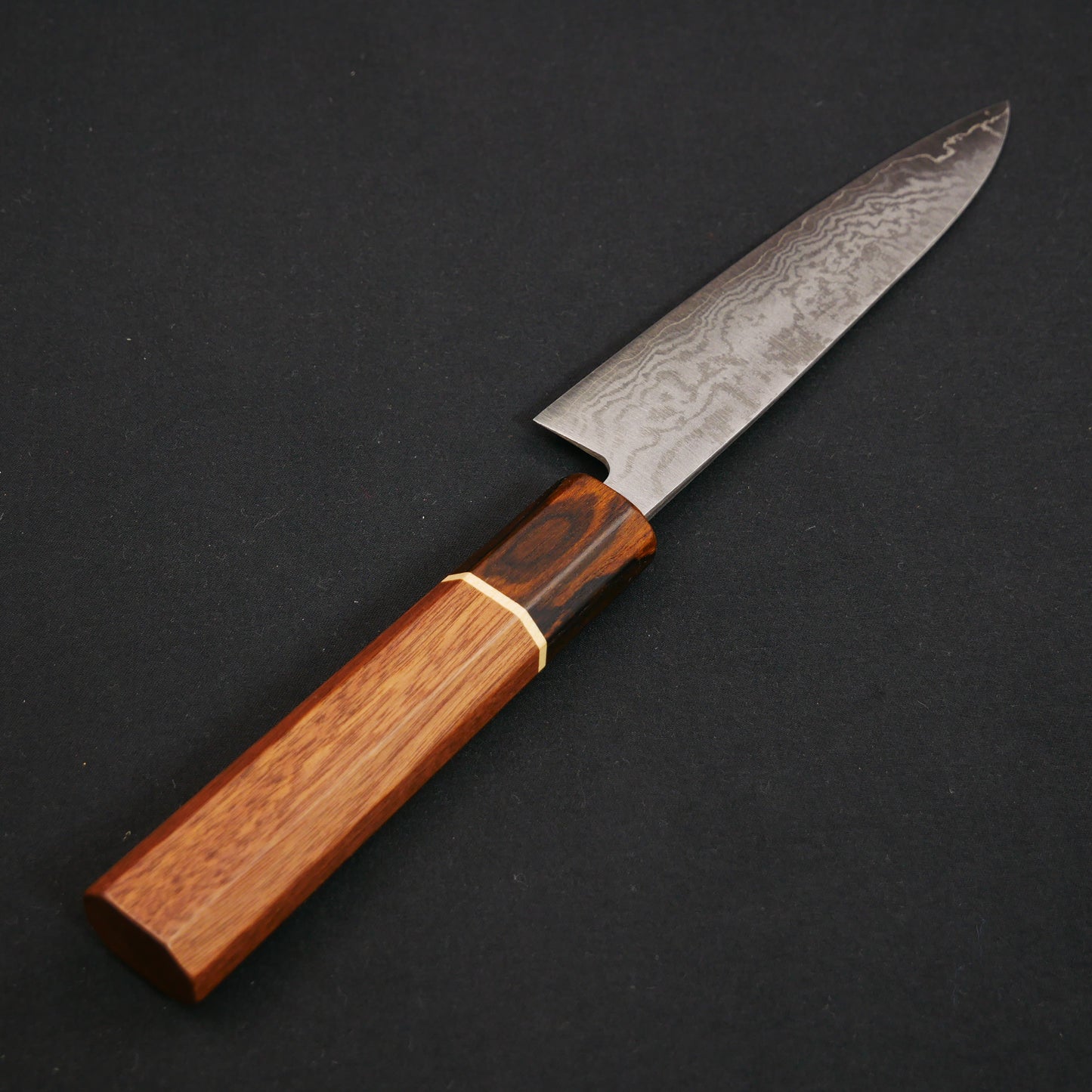 VG10 Damascus Petty Walnut Octagonal Handle