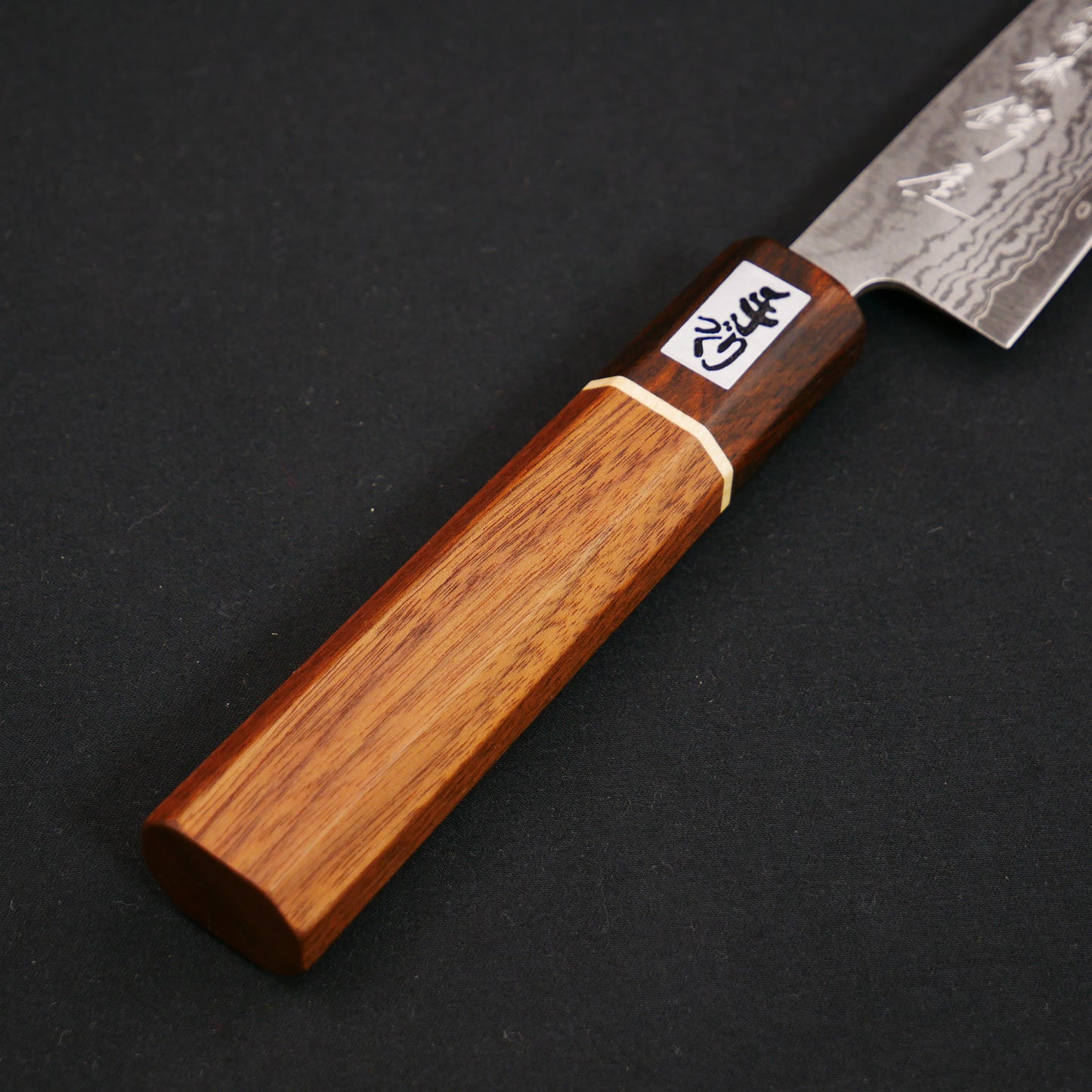 VG10 Damascus Petty Walnut Octagonal Handle