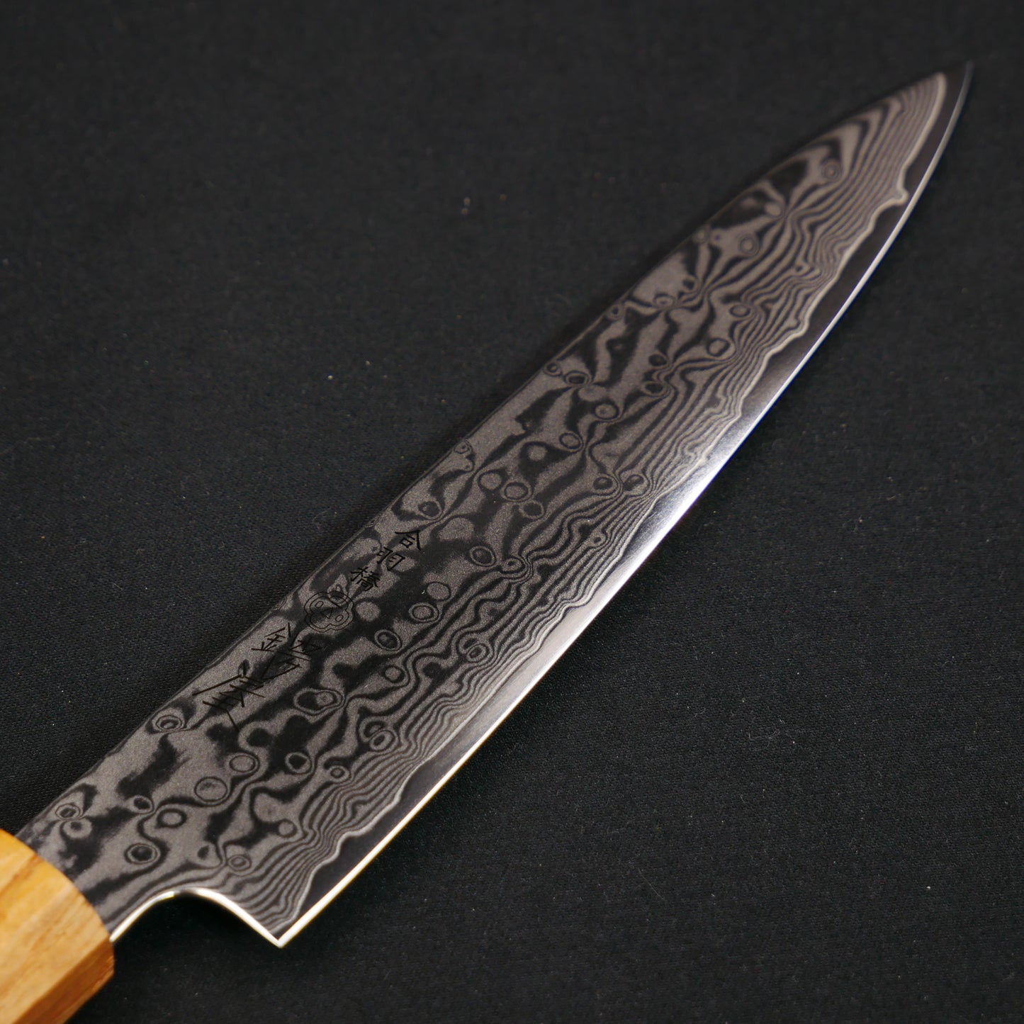 Molybdenum Steel 67Layers Damascus Petty Oak Octagonal Handle