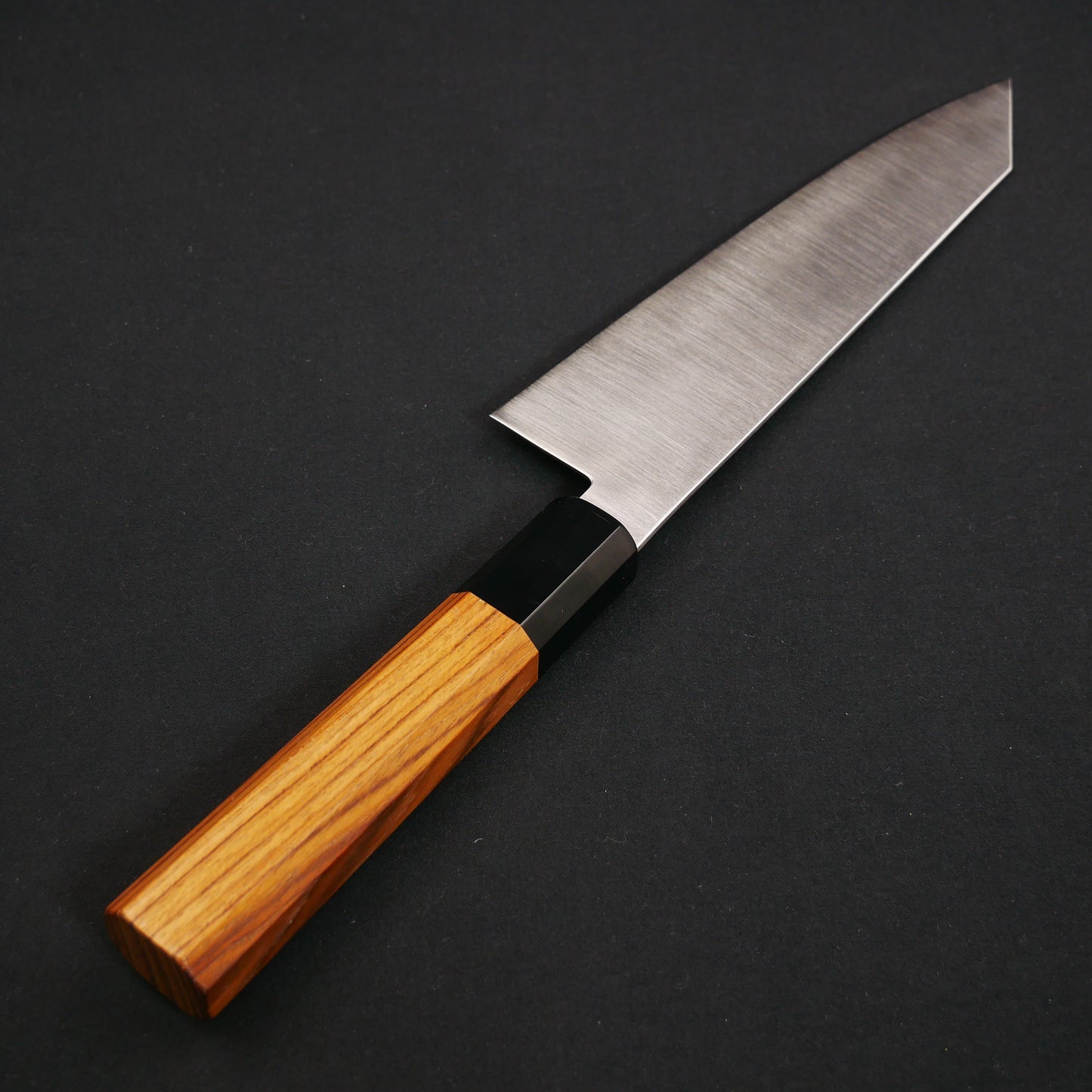 Molybdenum Stainless Steel Kiritsuke Santoku Teak Octagonal Handle