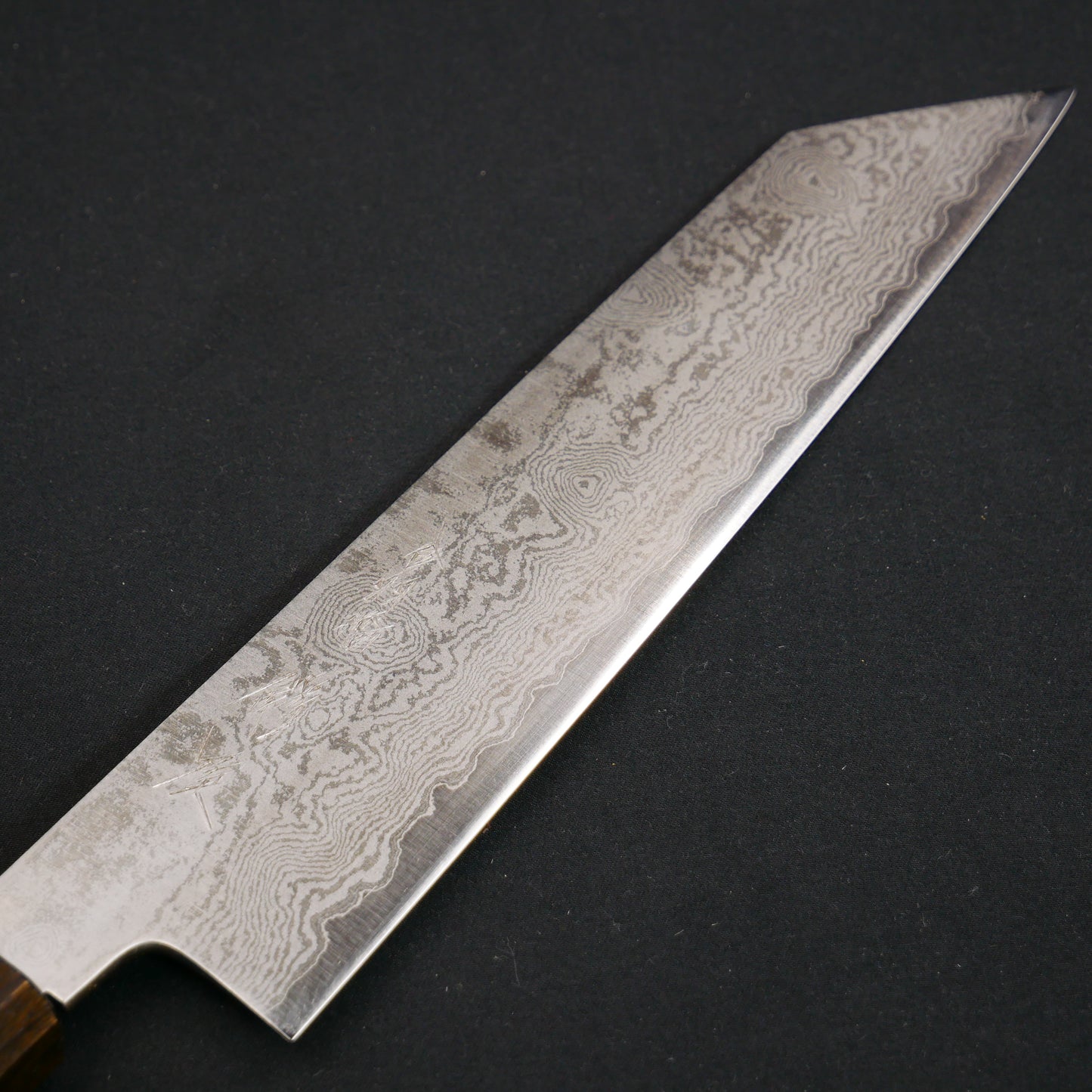 Silver#3 Stainless Steel Damascus Kiritsuke Gyuto Oak Octagonal Handle