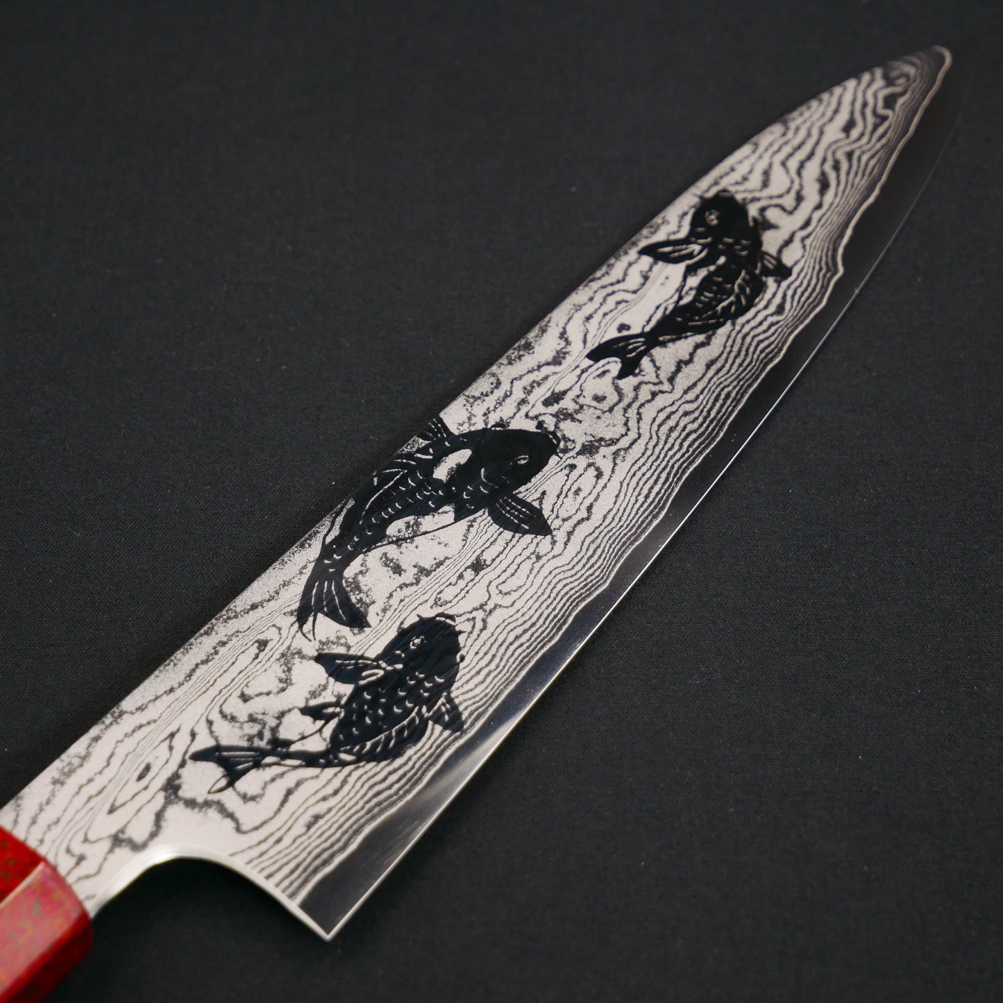 Nishiki-Goi VG10 Gyuto Urushi  Octagonal Handle