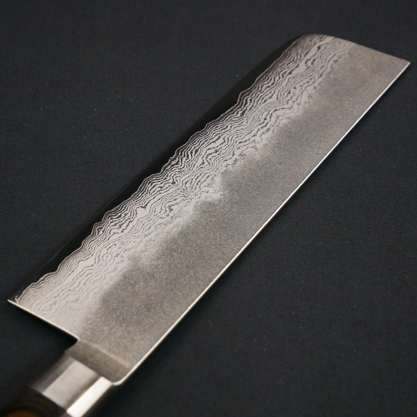 VG10 Kurouchi Multilayer Nakiri Micarta Handle