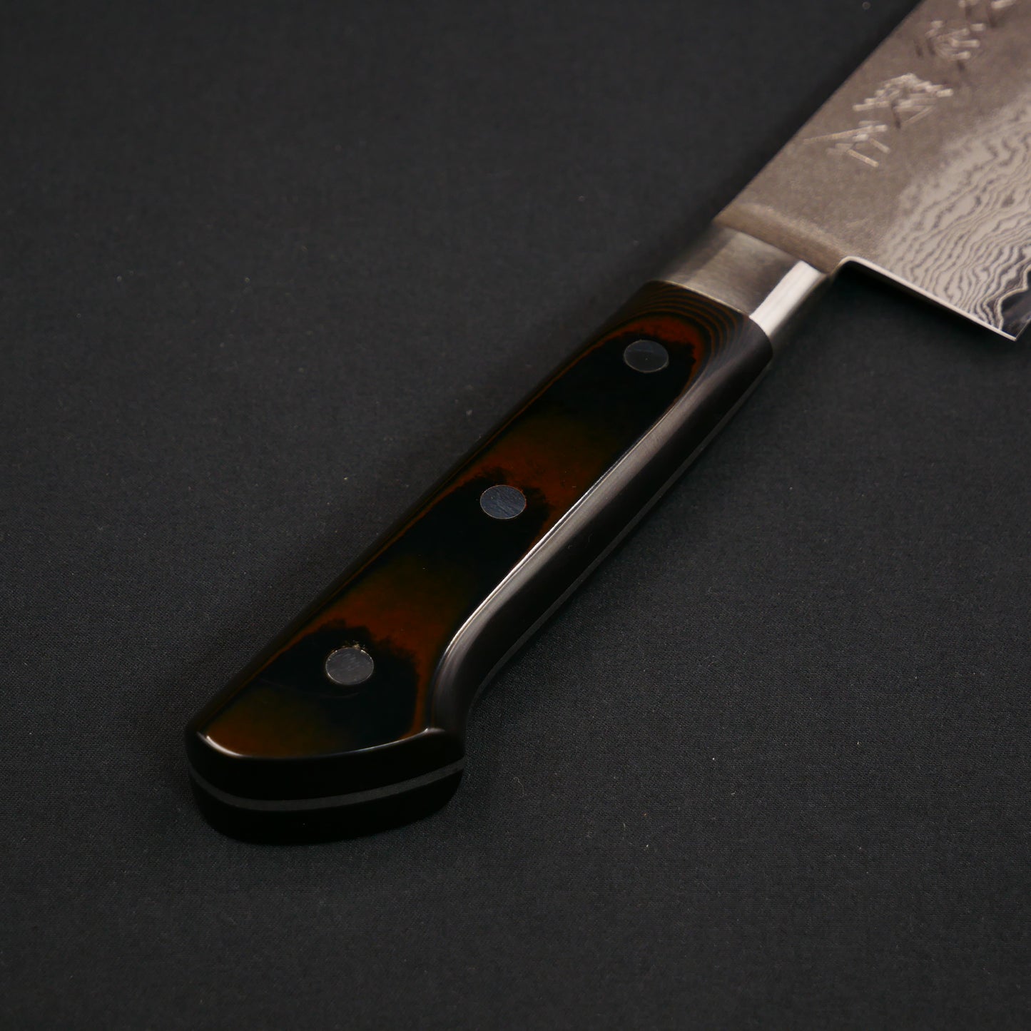 VG10 Kurouchi Multilayer Nakiri Micarta Handle