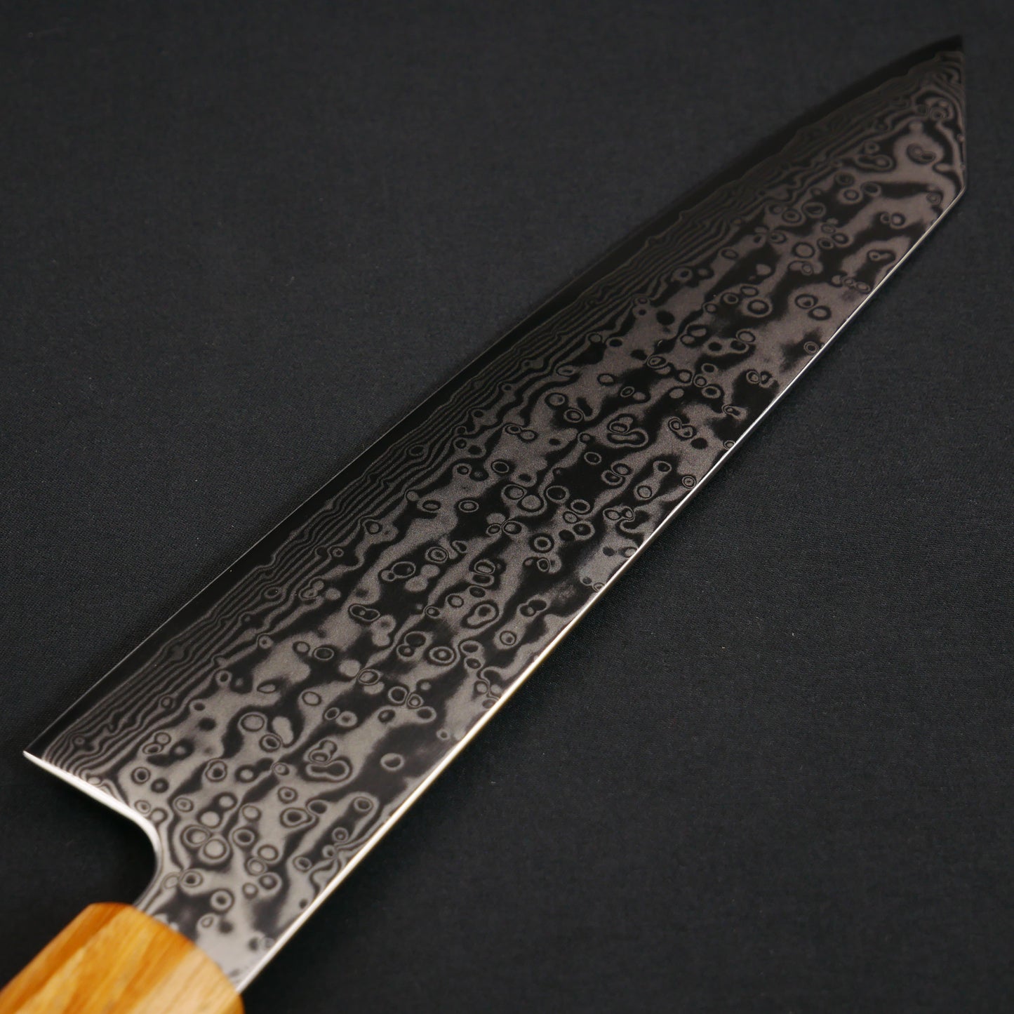 Molybdenum Steel 67Layers Damascus Kiritsuke Gyuto Oak Octagonal Handle