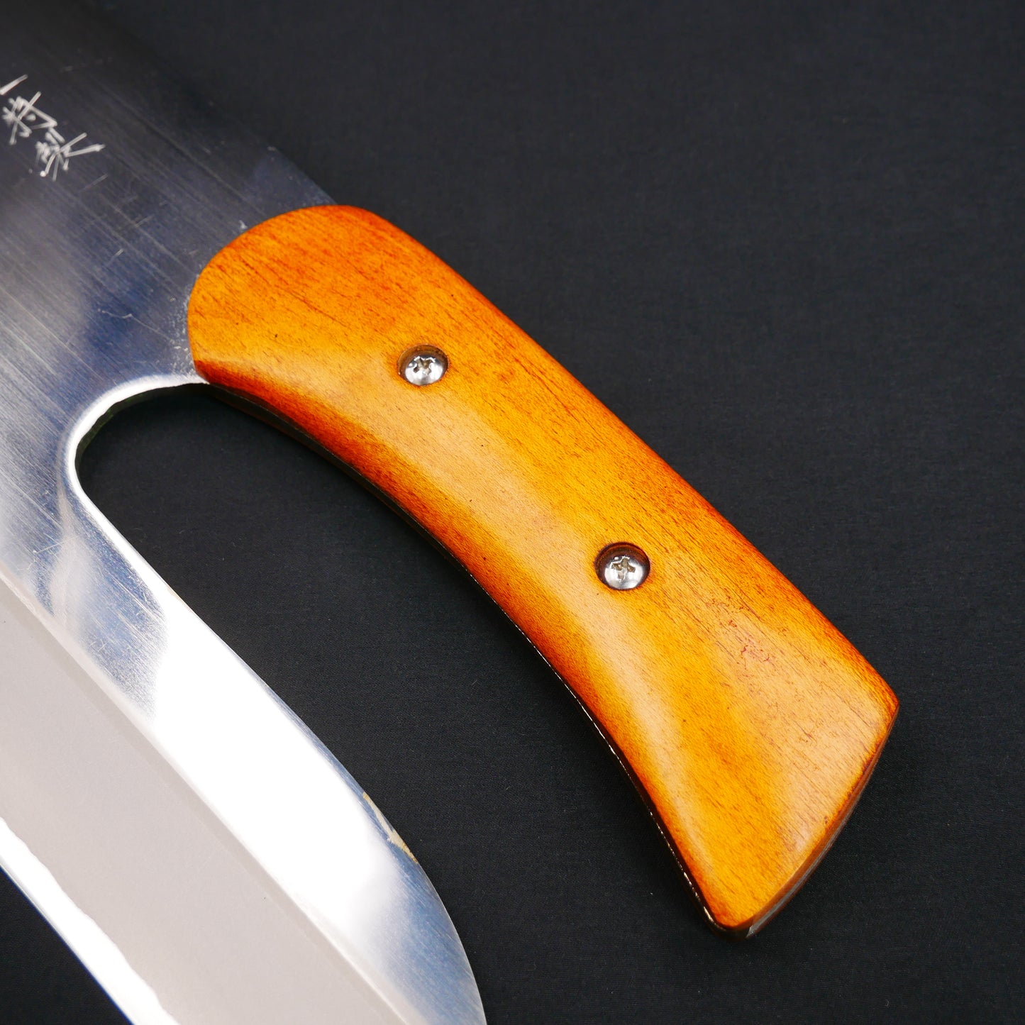 Molybdenum Stainless Steel Mirror-Finish Noodle Knife Hinoki Handle (For Left-Handed)