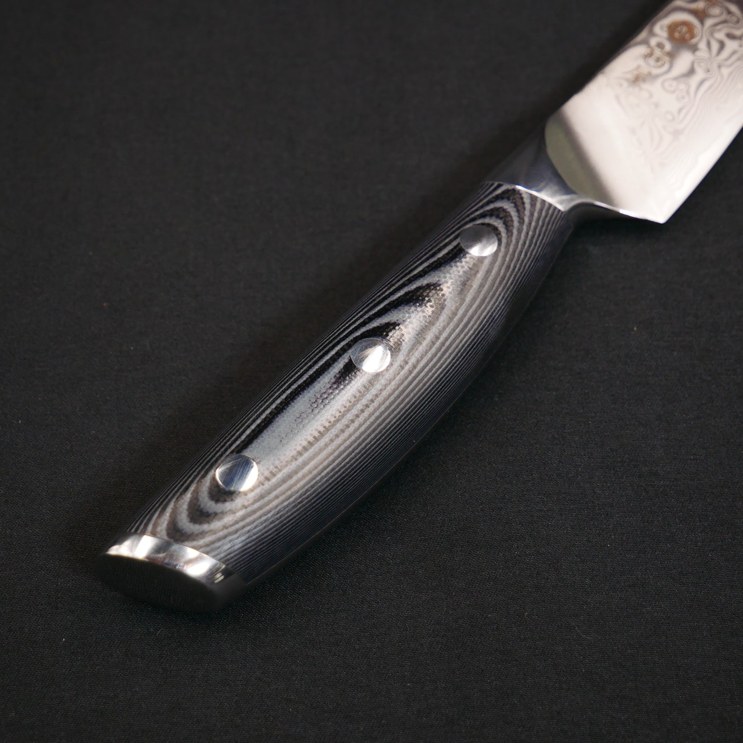 モリブデンバナジウム鋼 67層 ダマスカス パーリング