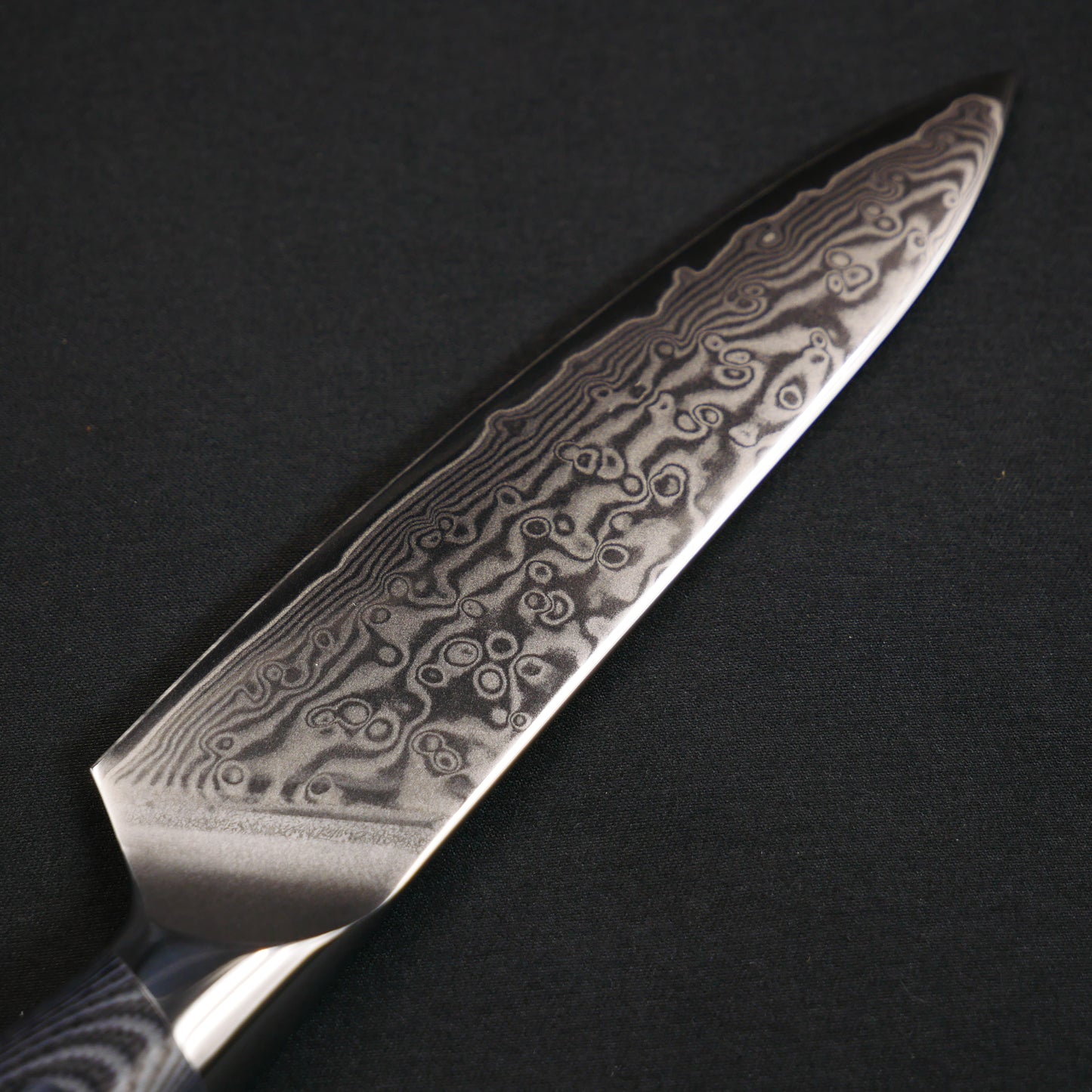 モリブデンバナジウム鋼 67層 ダマスカス ペティ