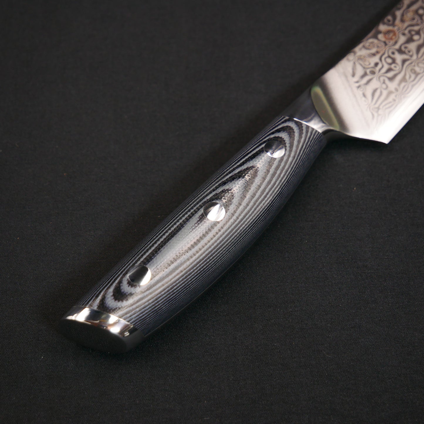 モリブデンバナジウム鋼 67層 ダマスカス ペティ