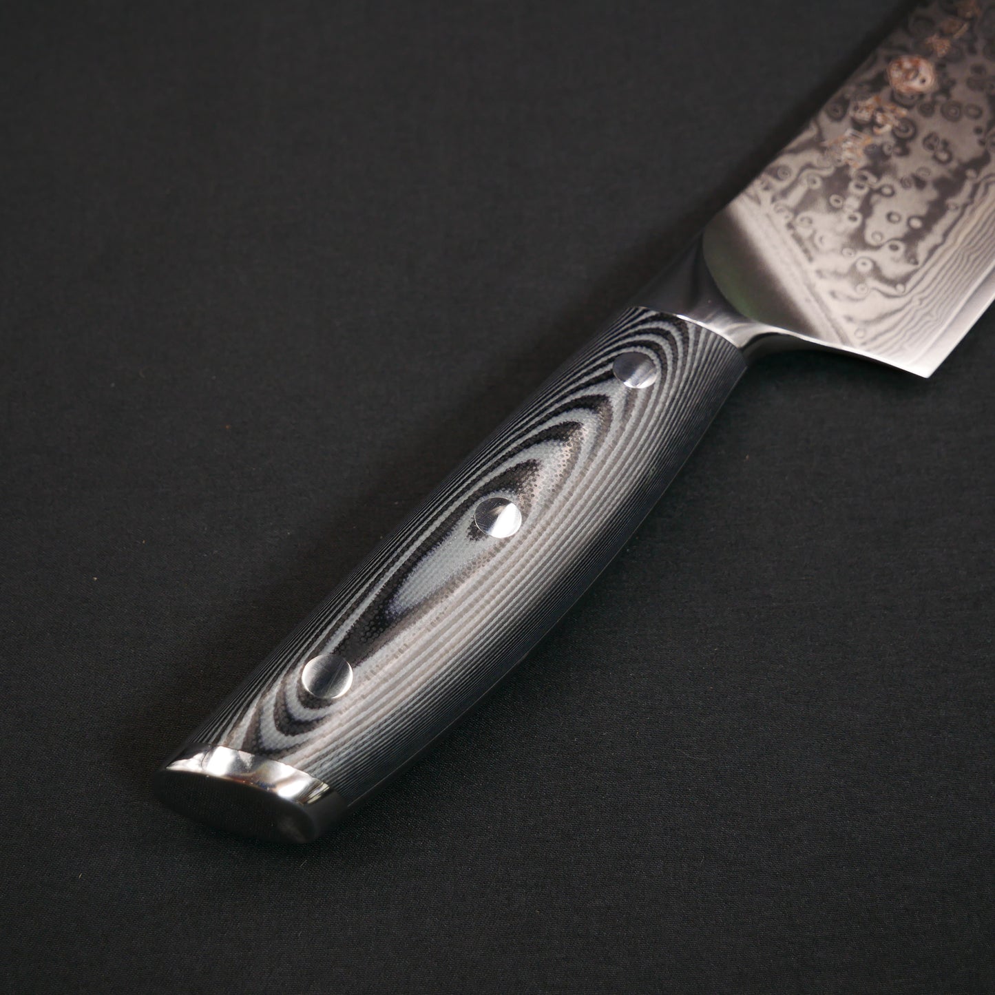 Molybdenum Vanadium Steel 67 Layers Damascus Gyuto
