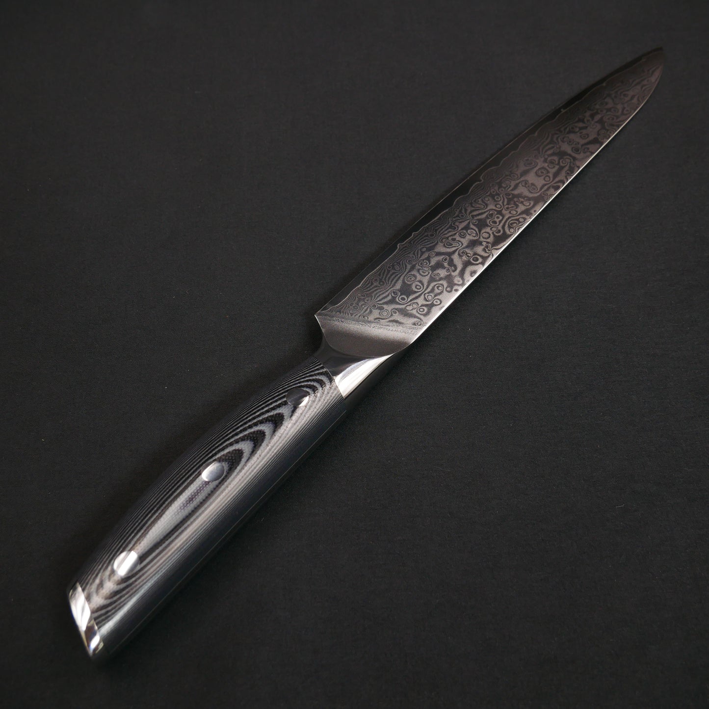 モリブデンバナジウム鋼 67層 ダマスカス 筋引