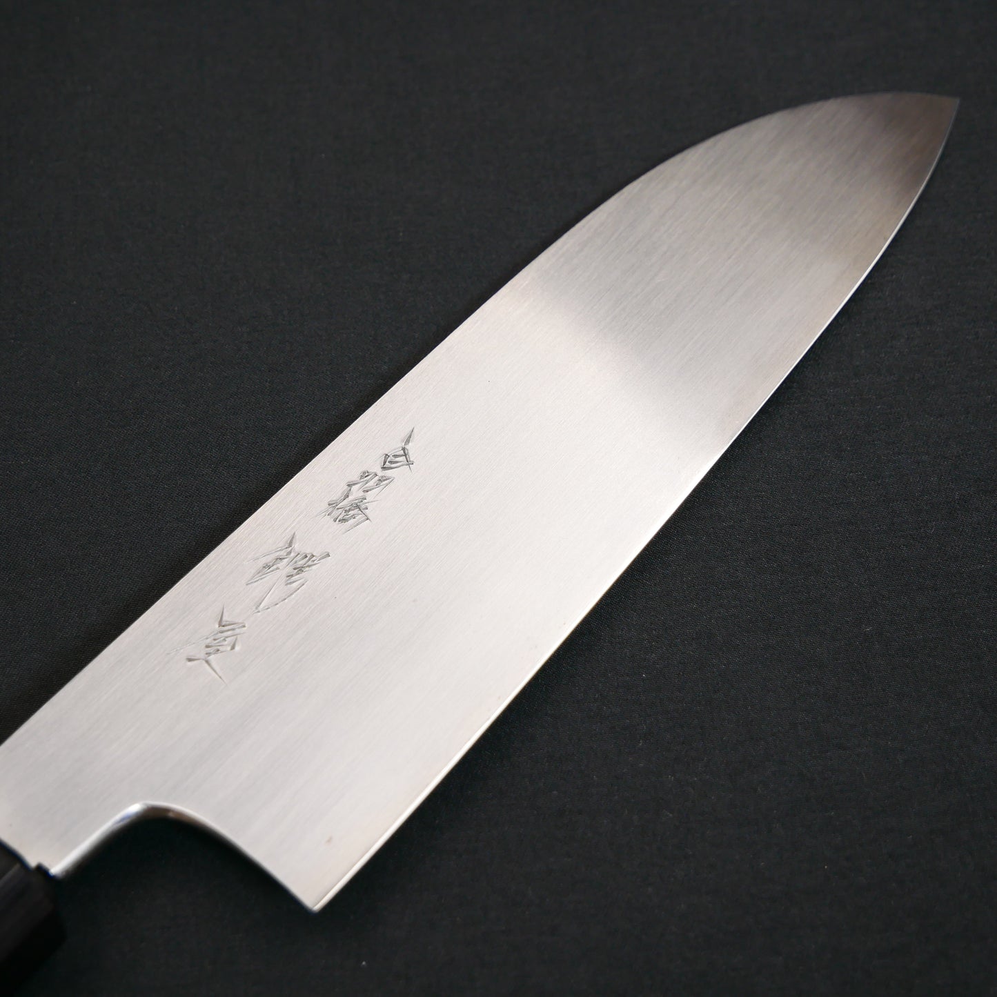 Blue#1 Carbon Steel Santoku Walnut Octagonal Handle