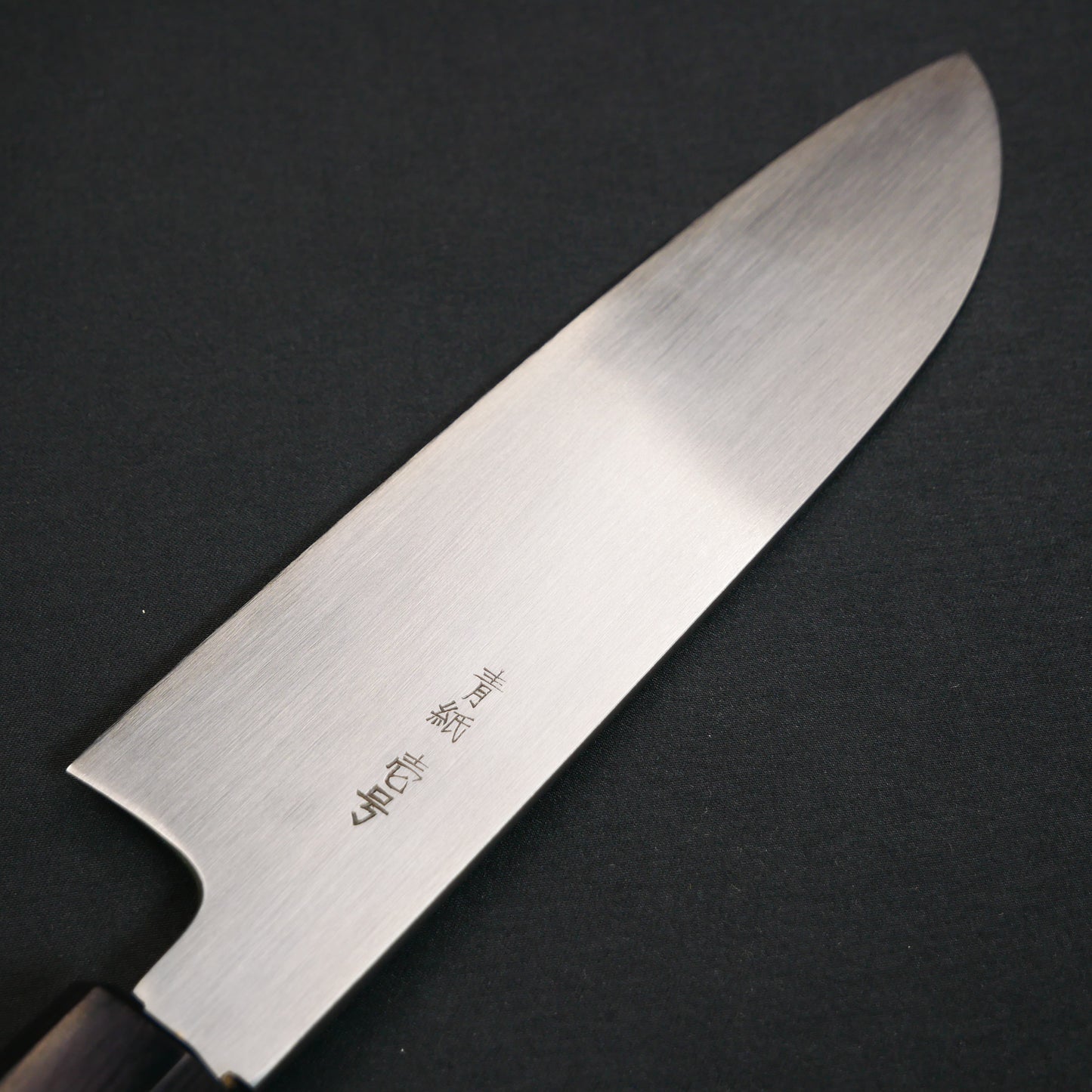 Blue#1 Carbon Steel Santoku Walnut Octagonal Handle