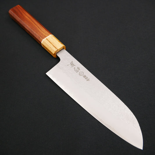 VG10 Tsuchime Santoku Walnut Octagonal Handle