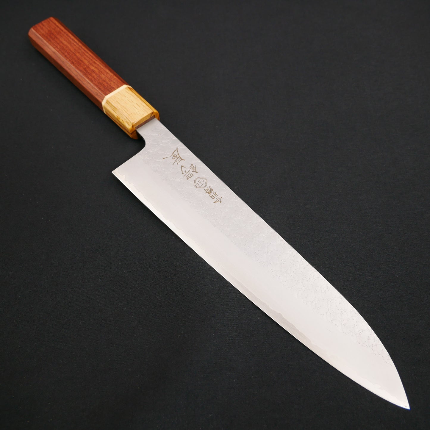 VG10 Tsuchime Gyuto Walnut Octagonal Handle