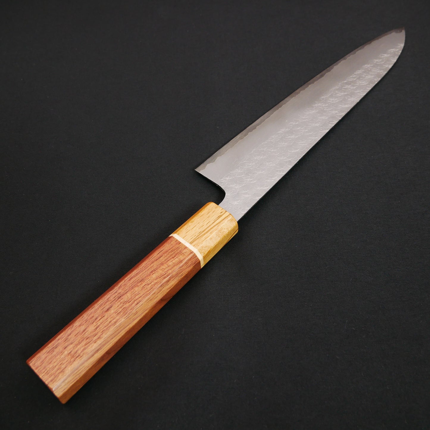 VG10 Tsuchime Gyuto Walnut Octagonal Handle