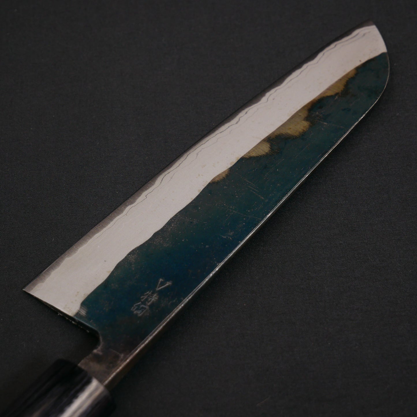 V-Toku#1 Carbon Steel Kurouchi 15 Layers Santoku Rosewood handle