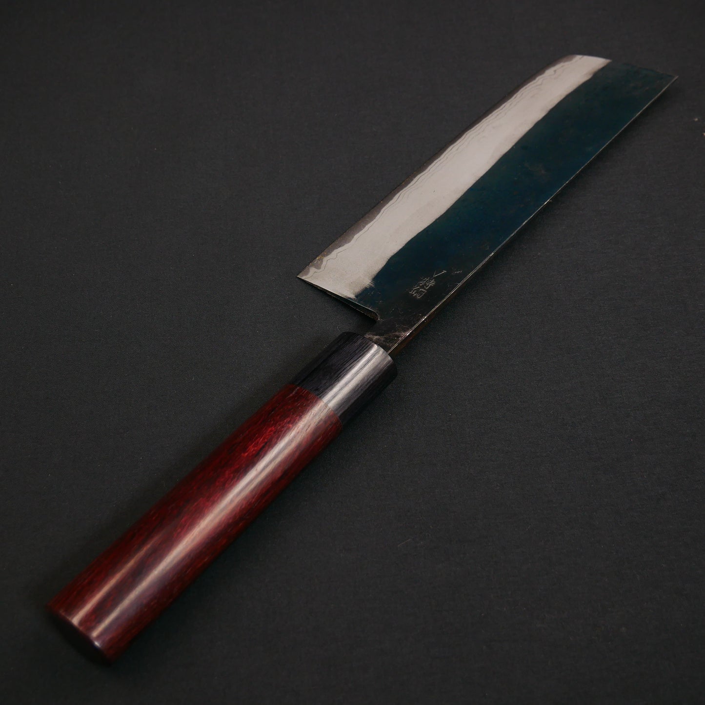 V-Toku#1 Carbon Steel Kurouchi 15 Layers Nakiri Rosewood handle