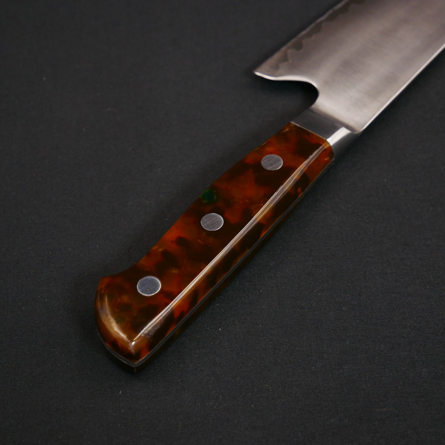 HSS Kiritsuke Santoku Artificial Tortoiseshell Handle