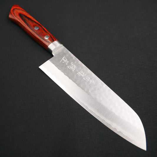 VG1 Tsuchime Santoku Mahogany Handle