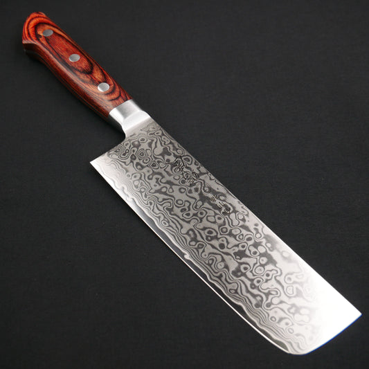 Cobalt Steel Damascus Nakiri