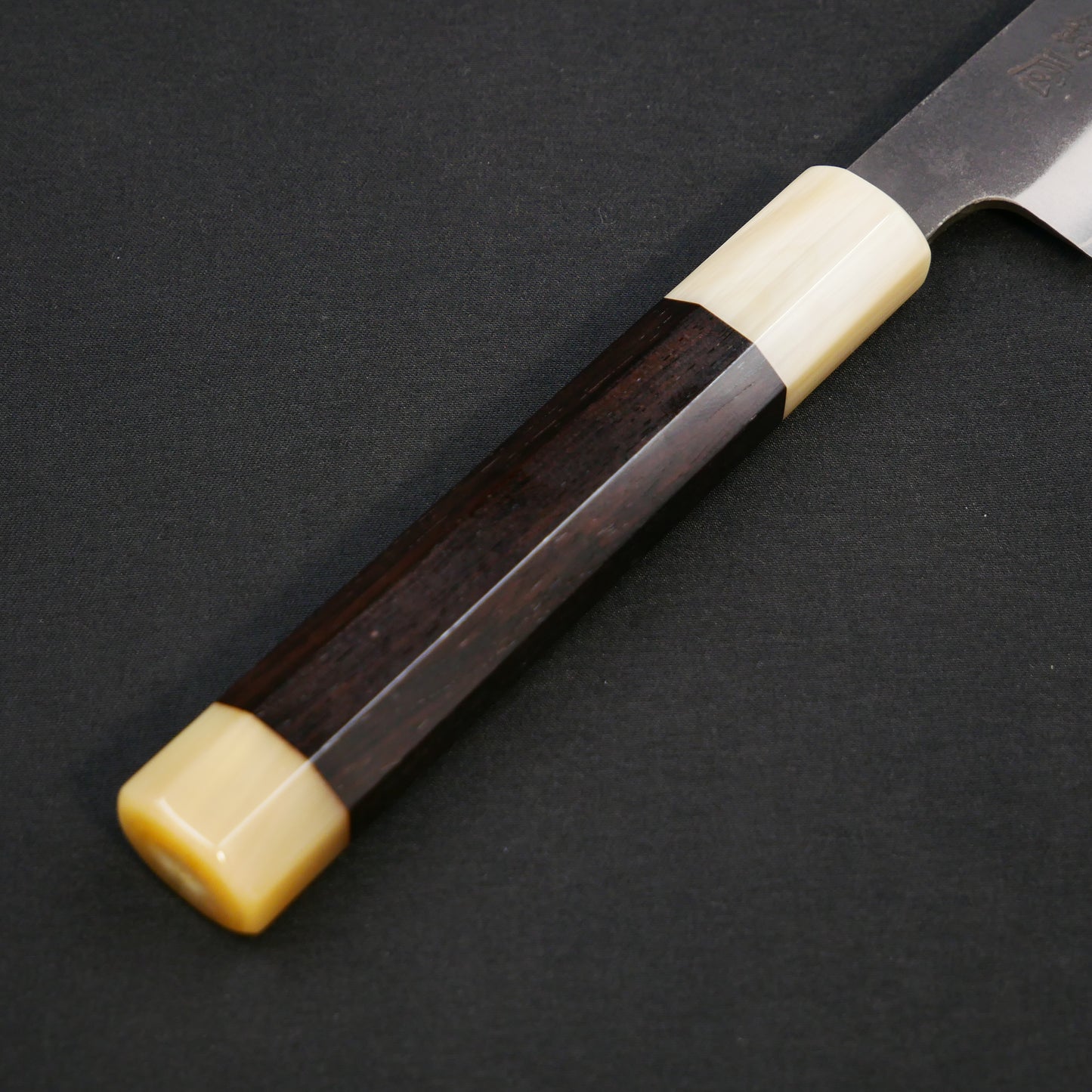 吉田刃物 ZDP189 黒打 ペティ 黒檀八角柄