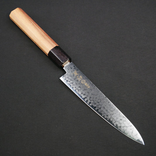 VG10 Damascus Petty Walnut Octagonal Handle