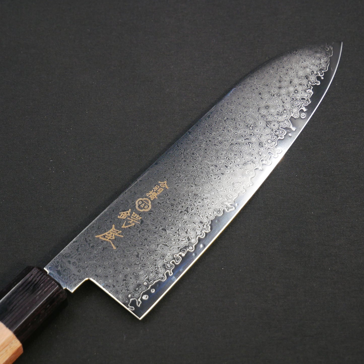 VG10 ダマスカス 三徳 ウォールナット八角柄