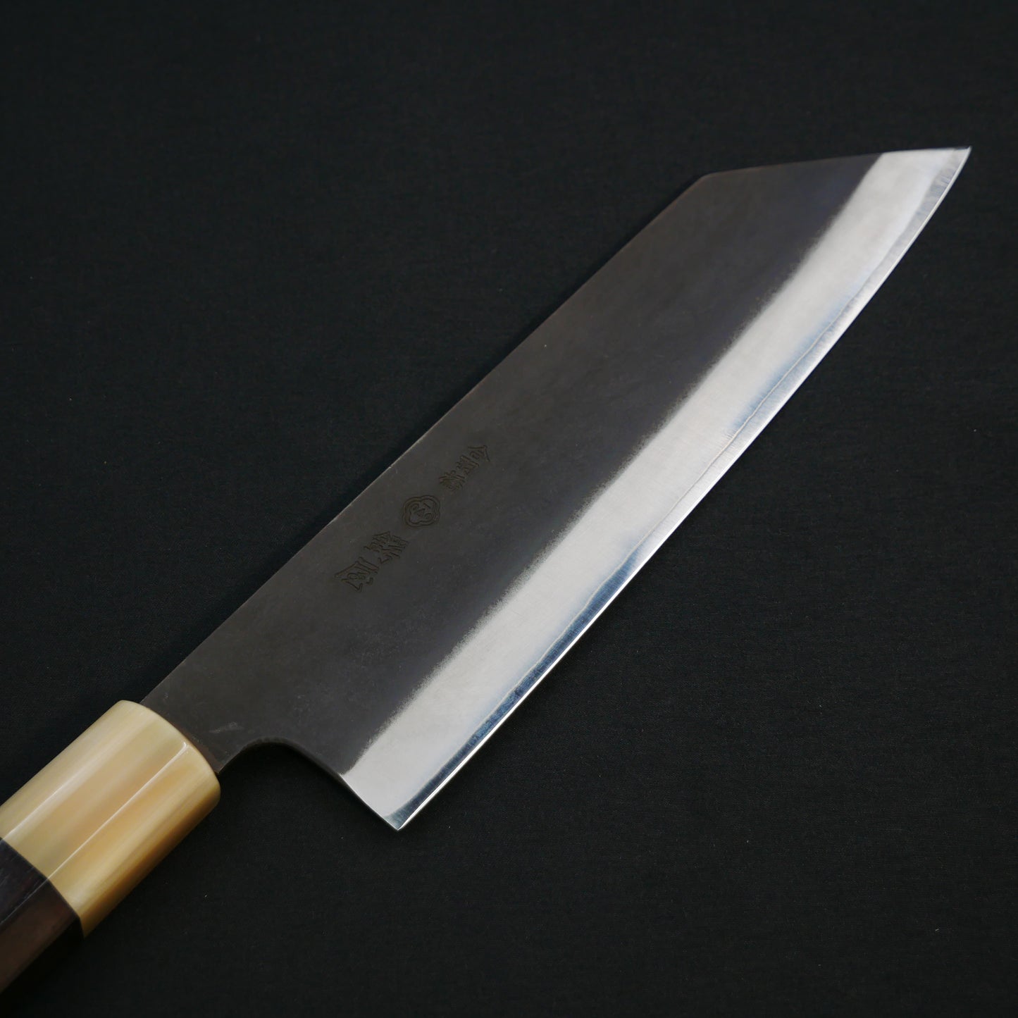 吉田刃物 ZDP189 黒打 切付牛刀 黒檀八角柄