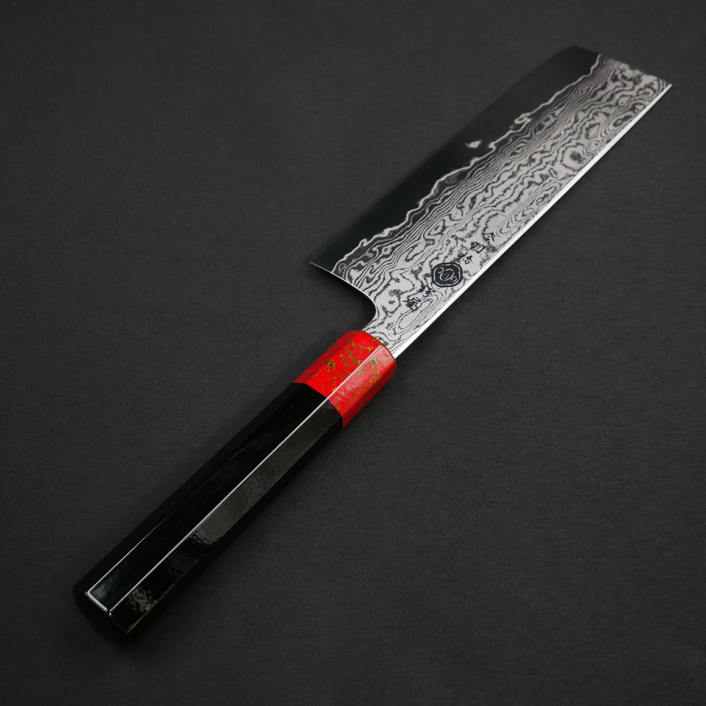 Nishiki-Goi VG10 Nakiri Urushi Octagonal Handle
