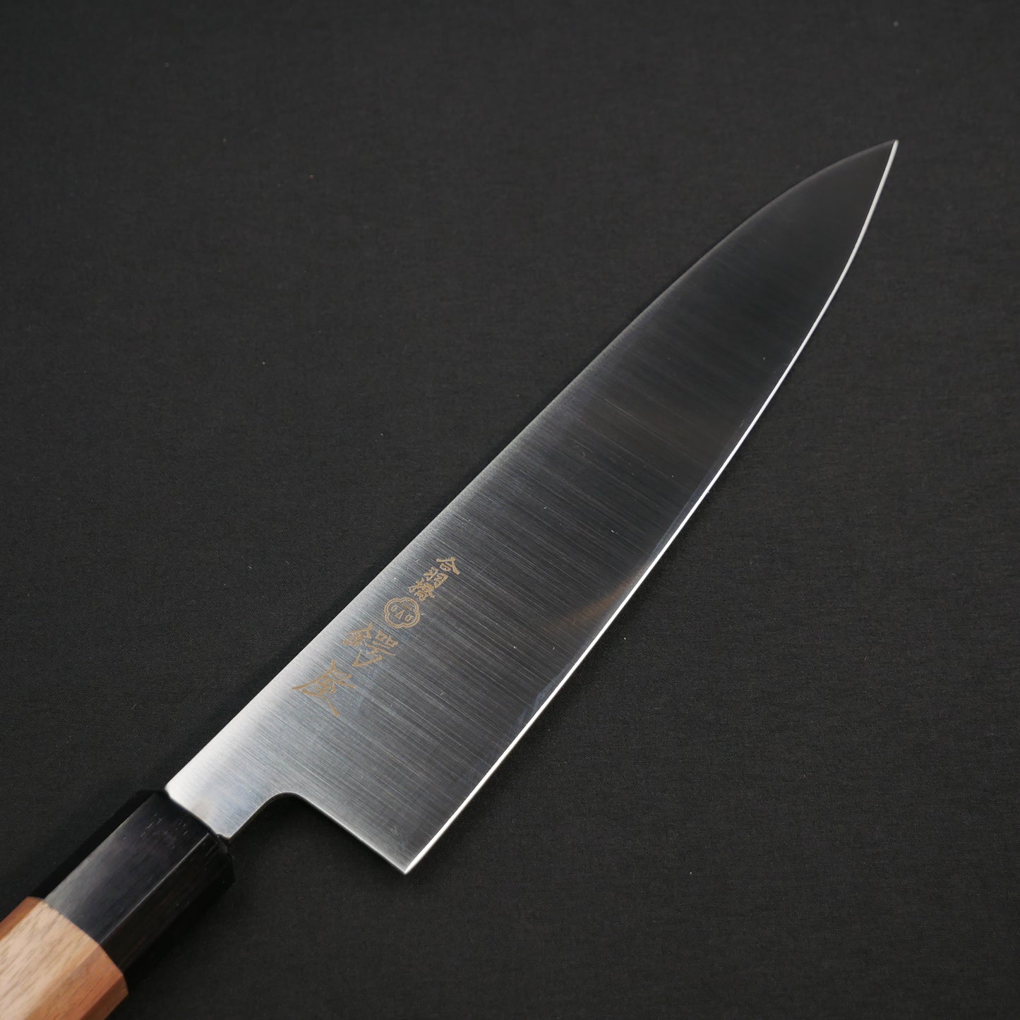 モリブデン鋼 牛刀 ウォールナット八角柄