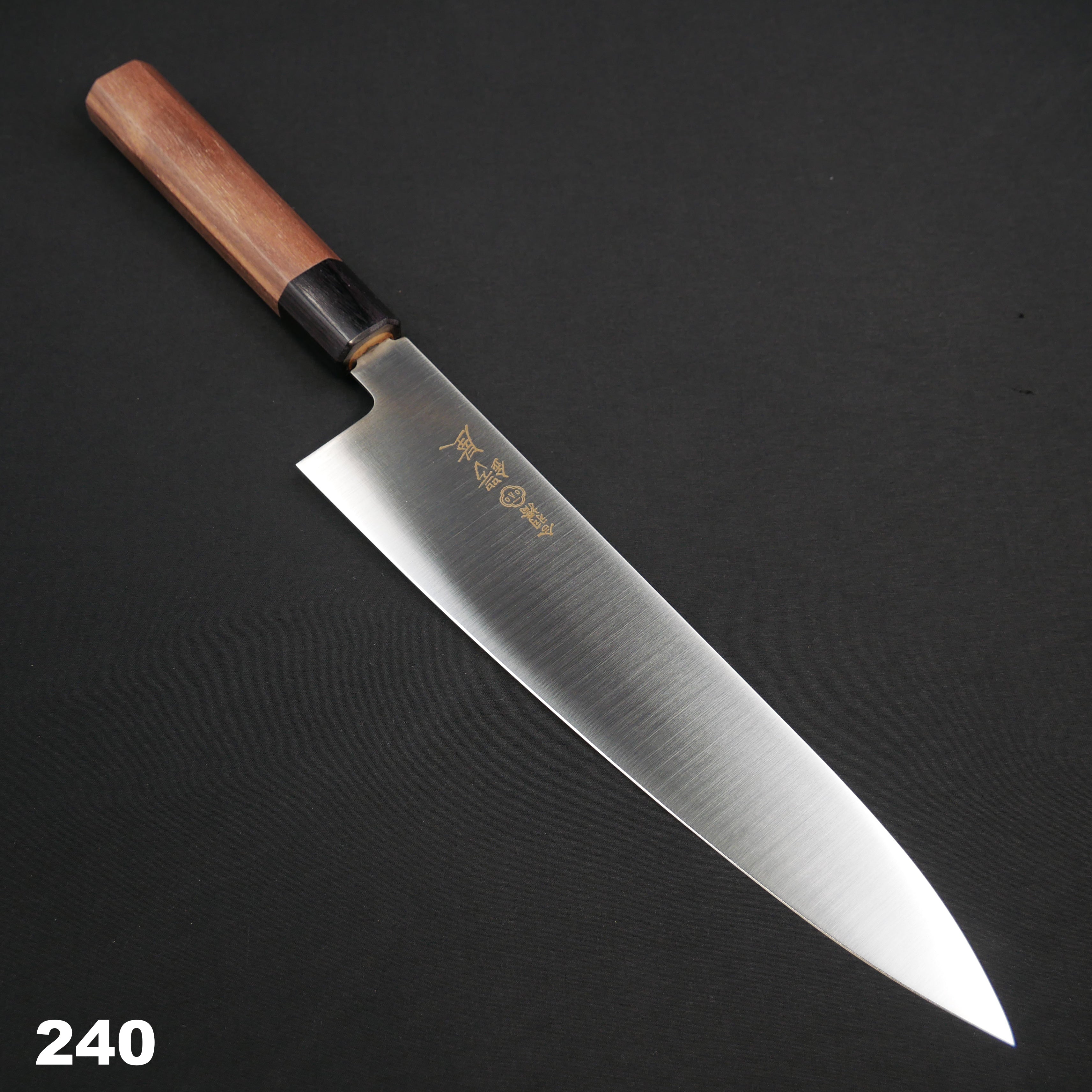 モリブデン鋼 牛刀 ウォールナット八角柄 – つば屋庖丁店