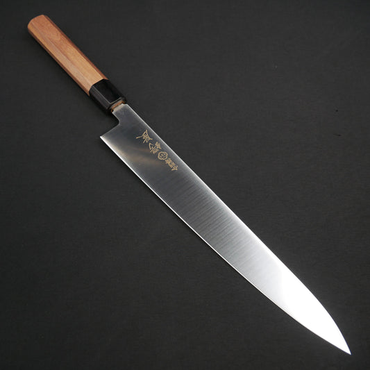 Molybdenum Steel Sujihiki Walnut Octagonal Handle