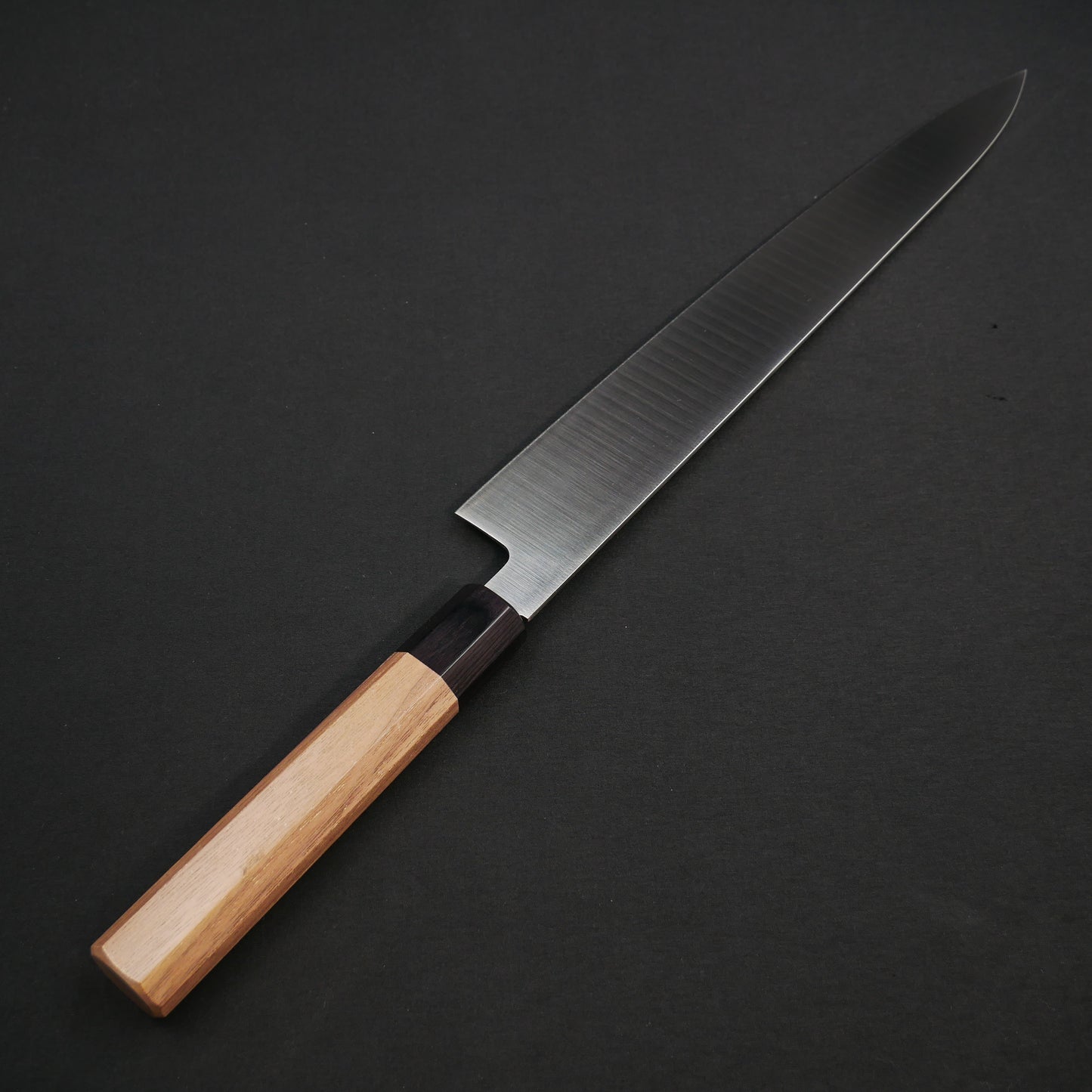 モリブデン鋼 筋引 ウォールナット八角柄