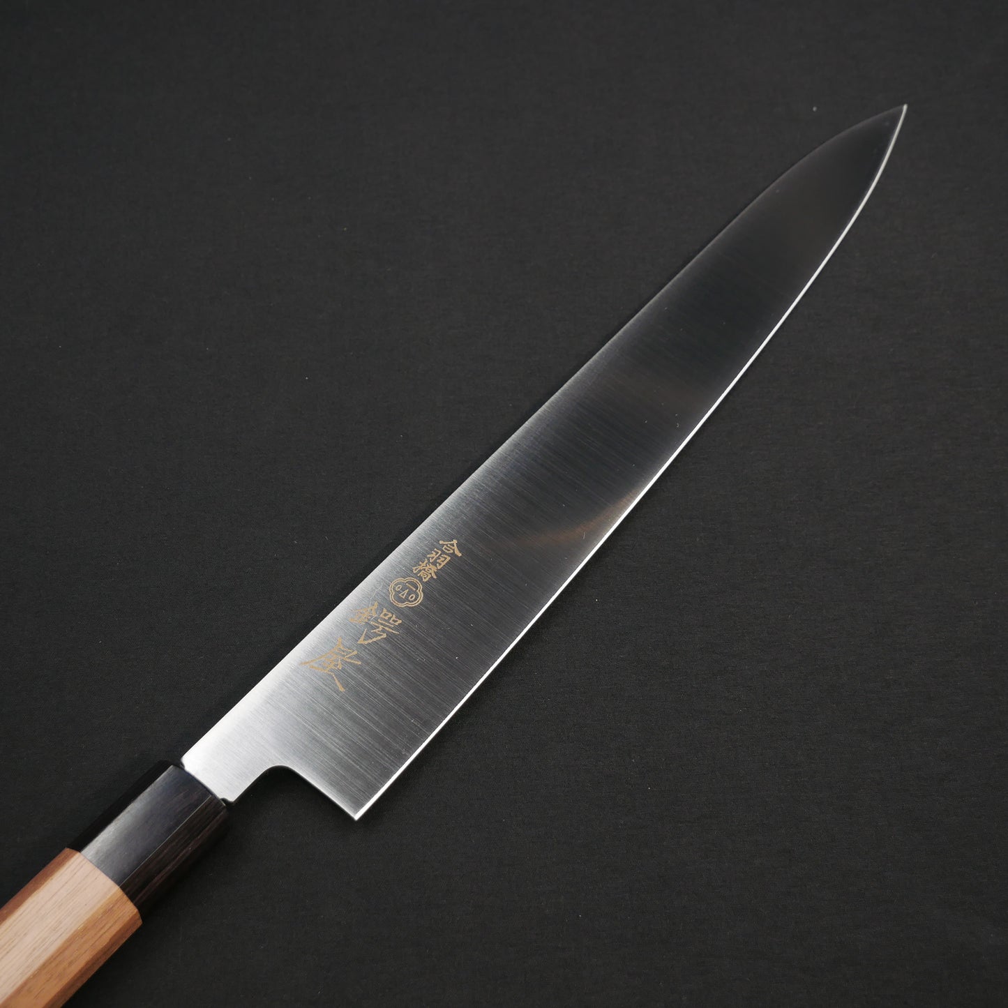 モリブデン鋼 筋引 ウォールナット八角柄