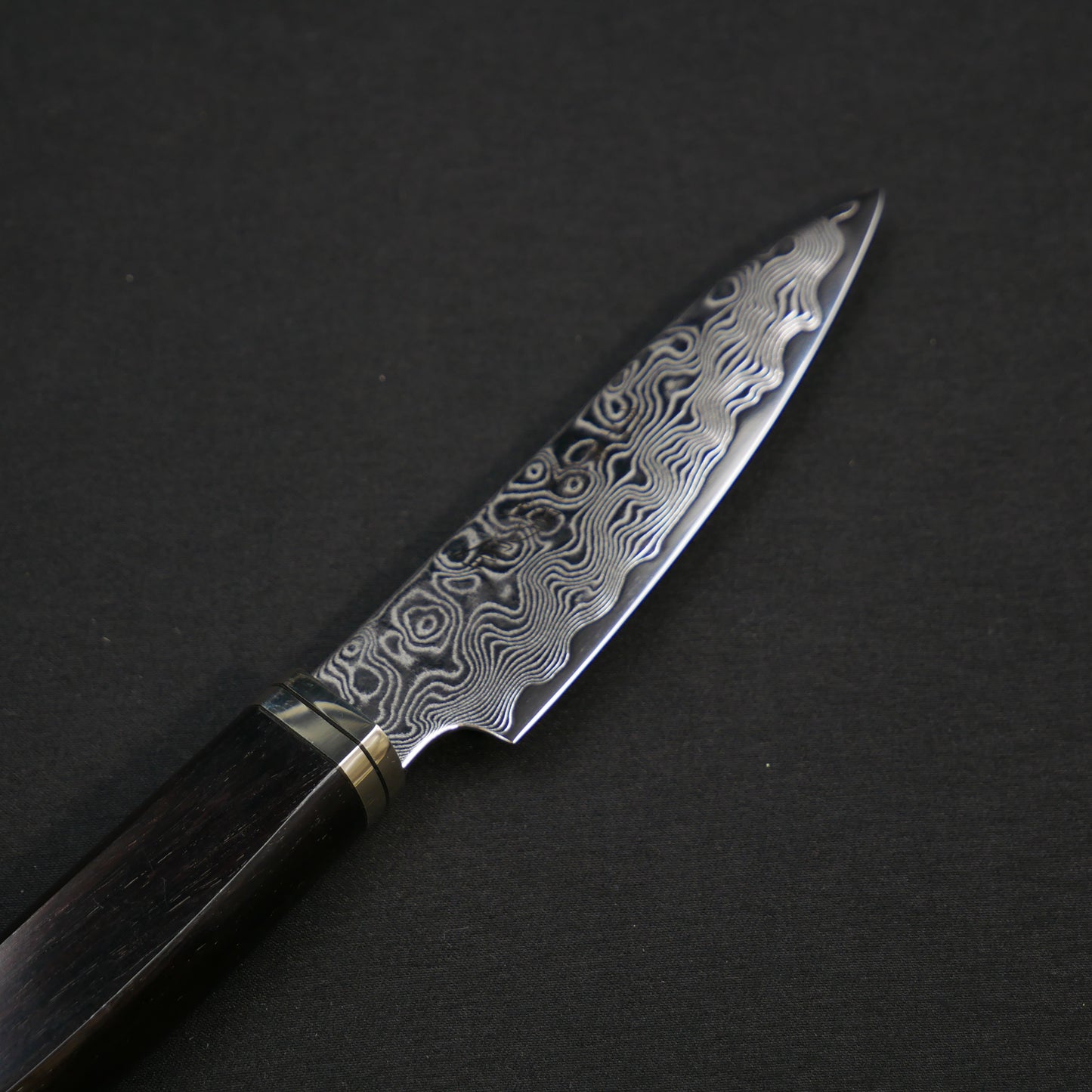 ZDP189 ダマスカス パーリング 黒檀柄