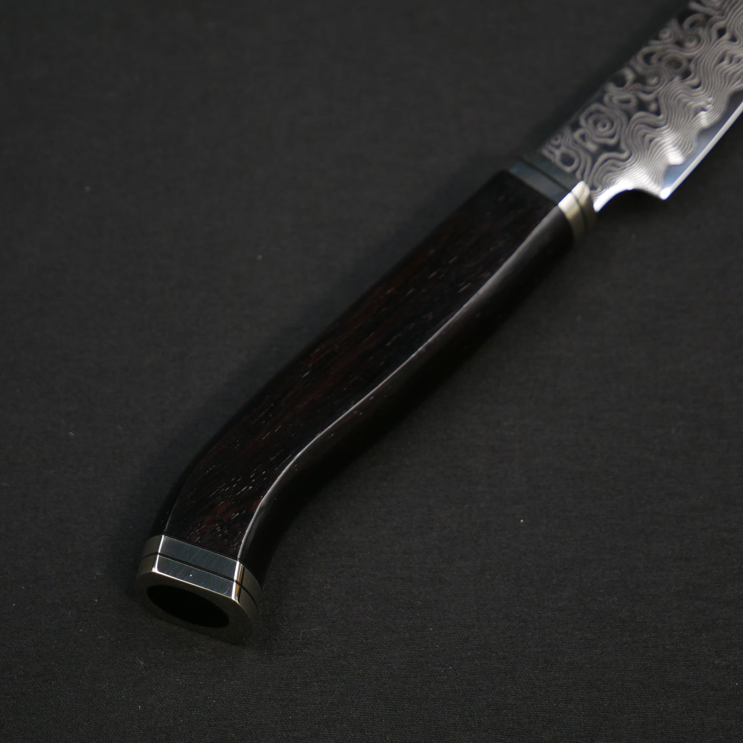 ZDP189 ダマスカス パーリング 黒檀柄