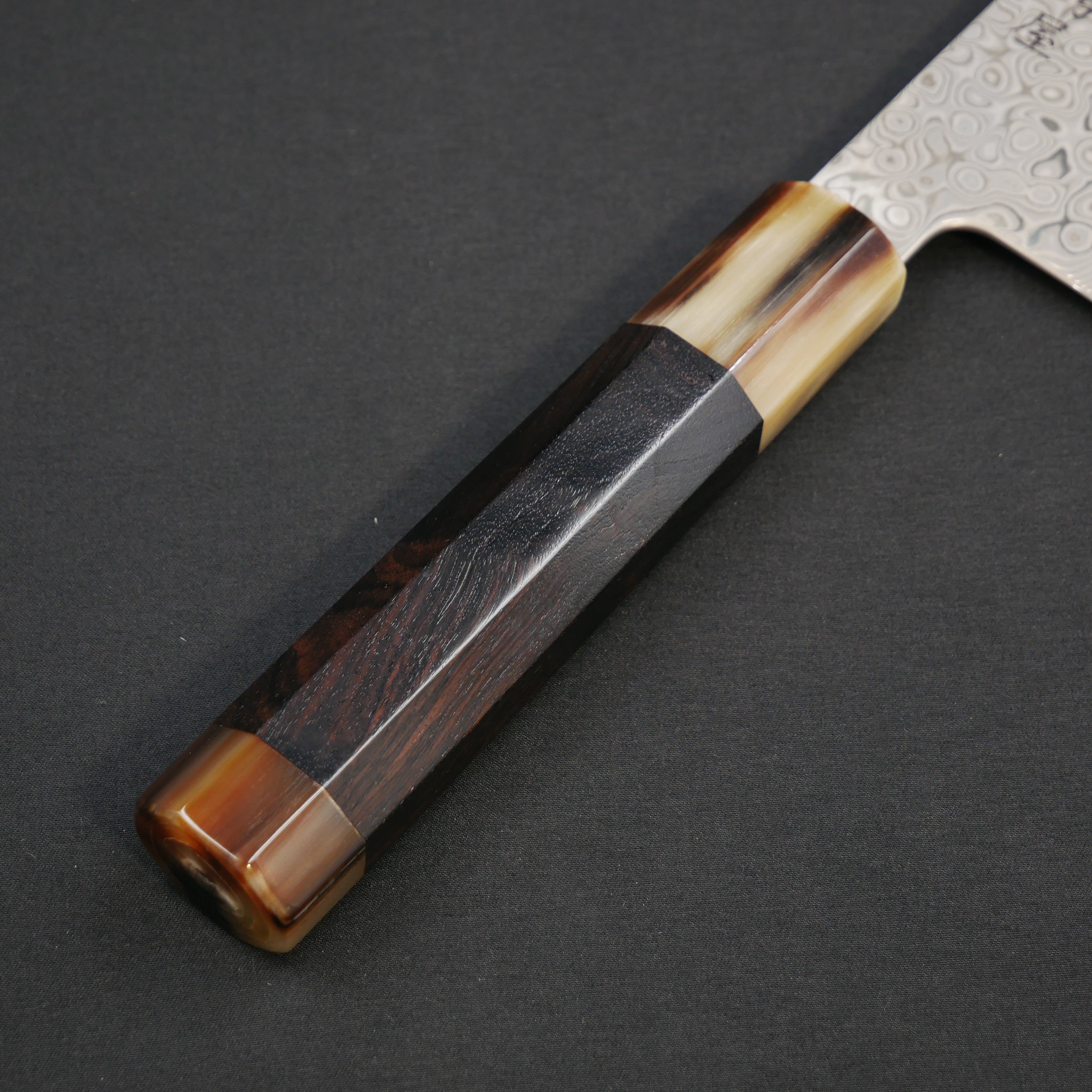 モリブデン鋼 67層 ダマスカス 菜切 黒檀八角柄 – つば屋庖丁店