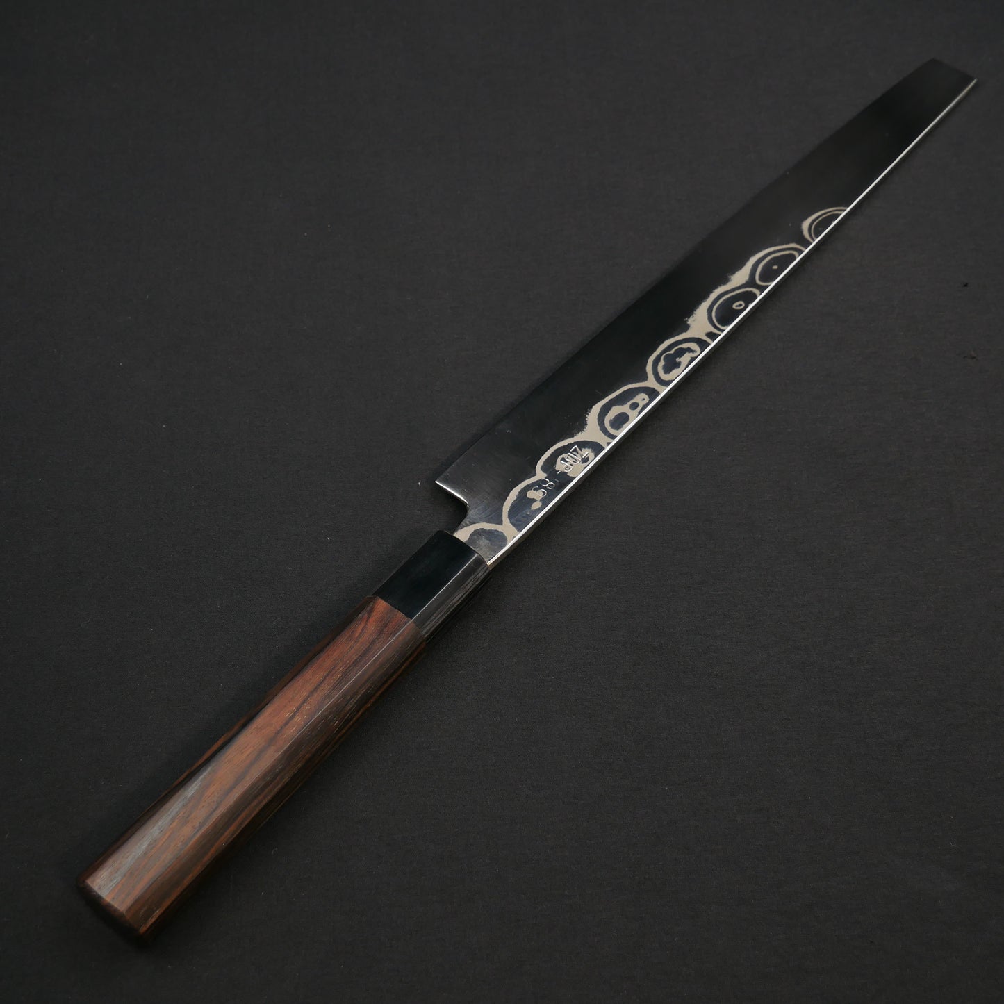 吉田刃物 ZDP189 ダマスカス 蛸引 黒檀八角柄