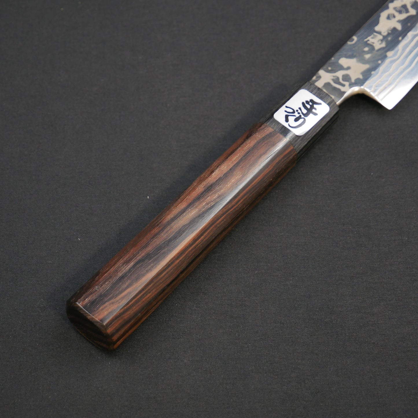 吉田刃物 ZDP189 ダマスカス 蛸引 黒檀八角柄