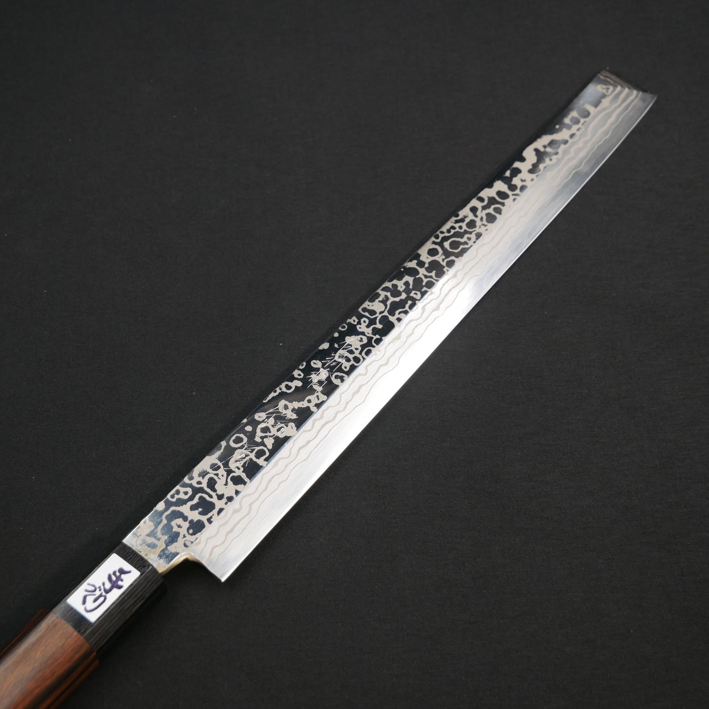 Yoshida Hamono ZDP189 Damascus Takohiki Ebnoy Octagonal Handle