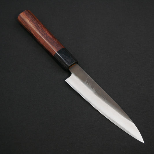 Yoshida Hamono ZDP189 Kurouchi Petty Rosewood Octagonal Handle