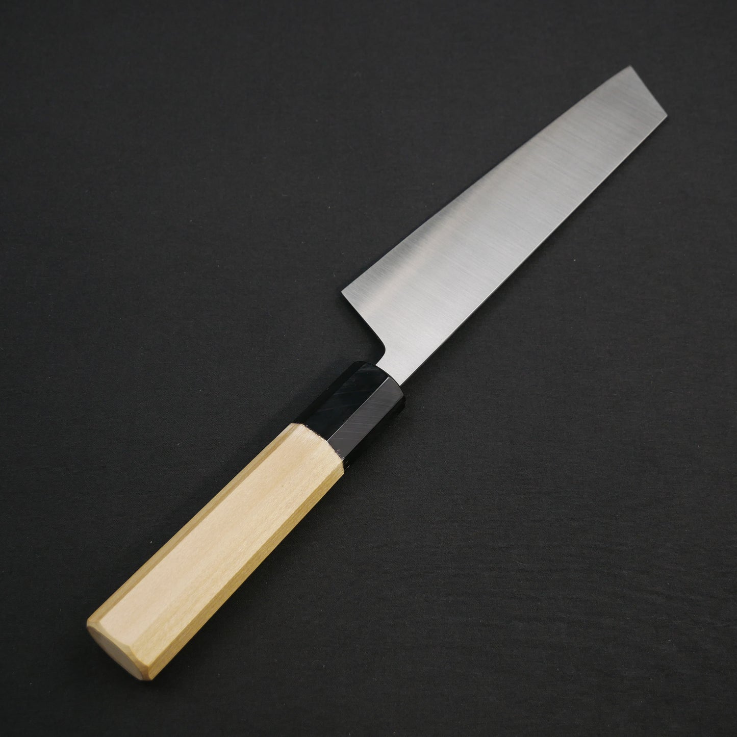 本焼INOX 変形菜切 朴八角柄