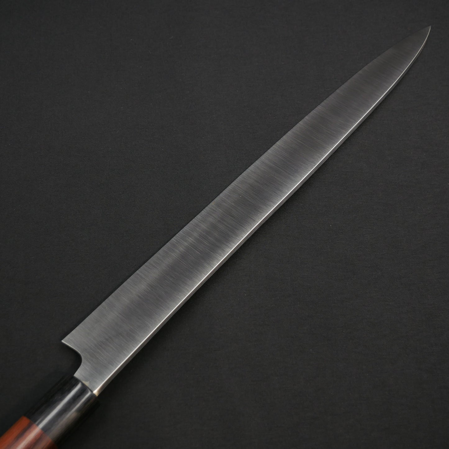 本種子島 青二鋼 柳刃 紫檀柄