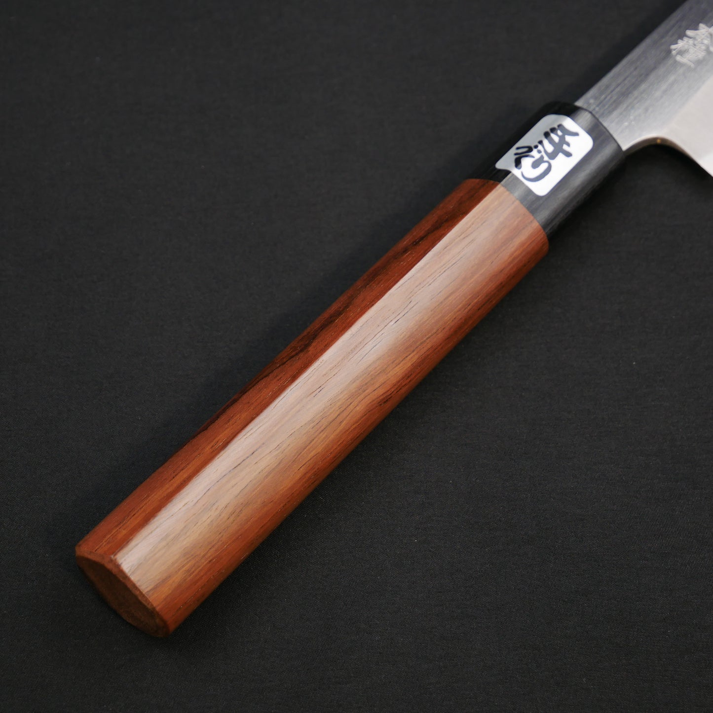 本種子島 青二鋼 柳刃 紫檀柄