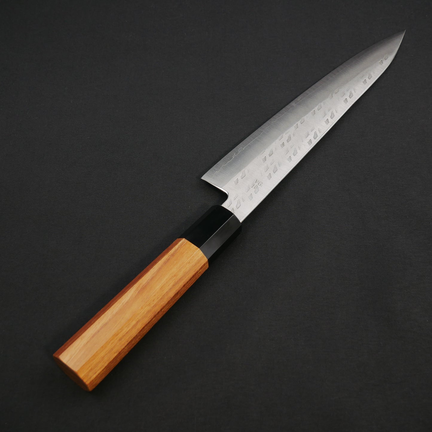 VG10 Tsuchime Gyuto Teak Octagonal Handle